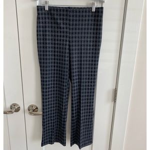 One By Chapter One Work Pants in Blue Plaid